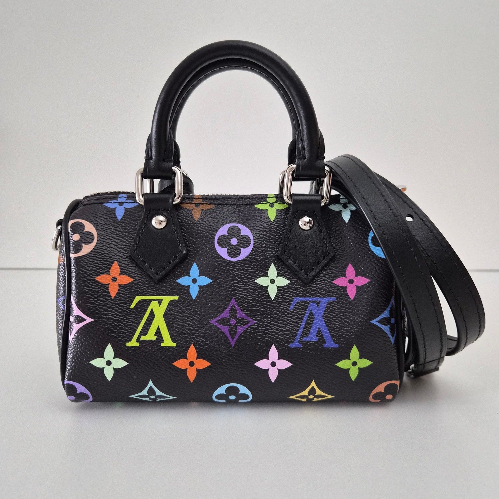 Louis Vuitton LV X TM Monogram Multicolor Nano Speedy Black