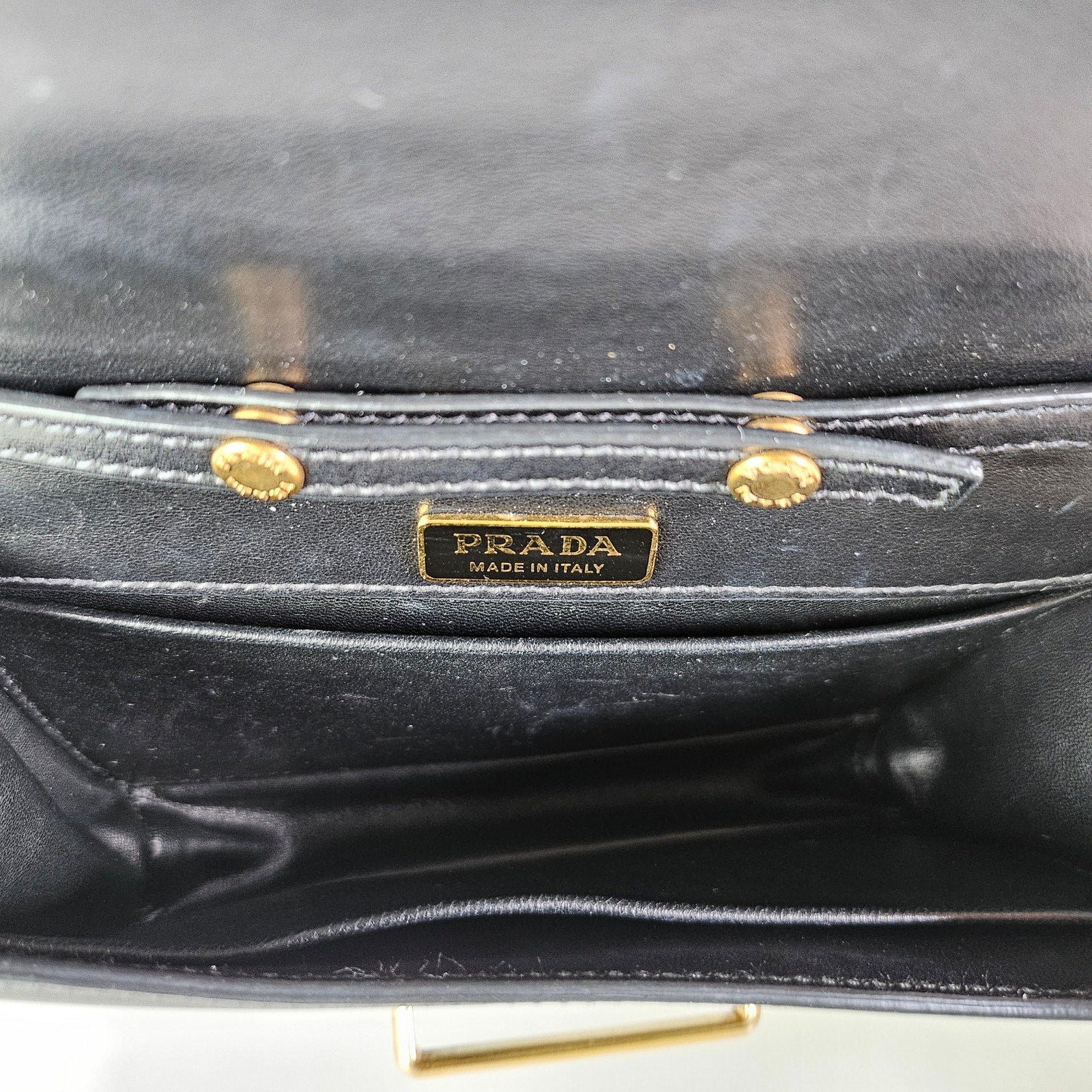 Prada Cahier Leather Astrology Moon Star Crossbody Bag Black