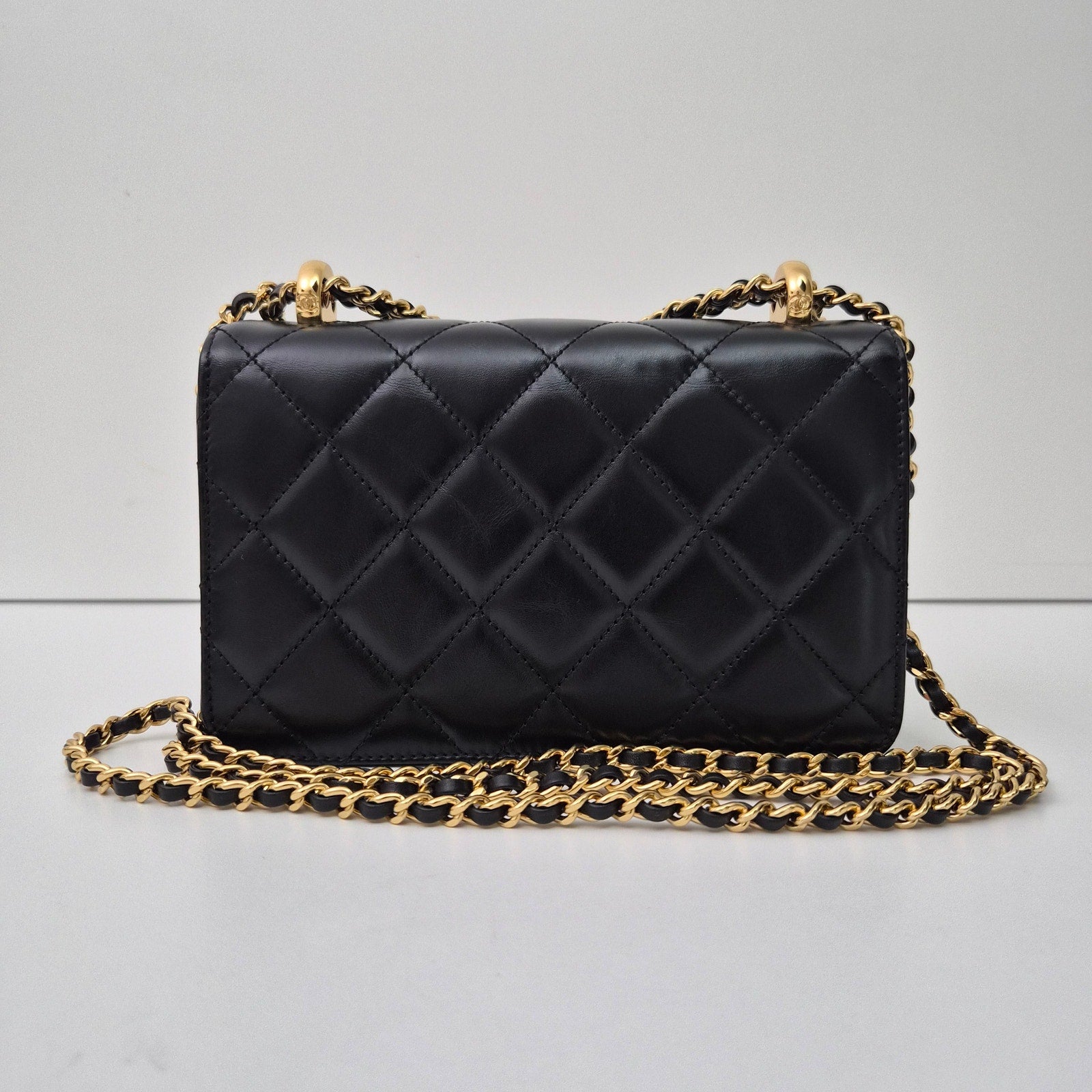 Chanel Calfskin Quilted Mini Perfect Fit Flap Black