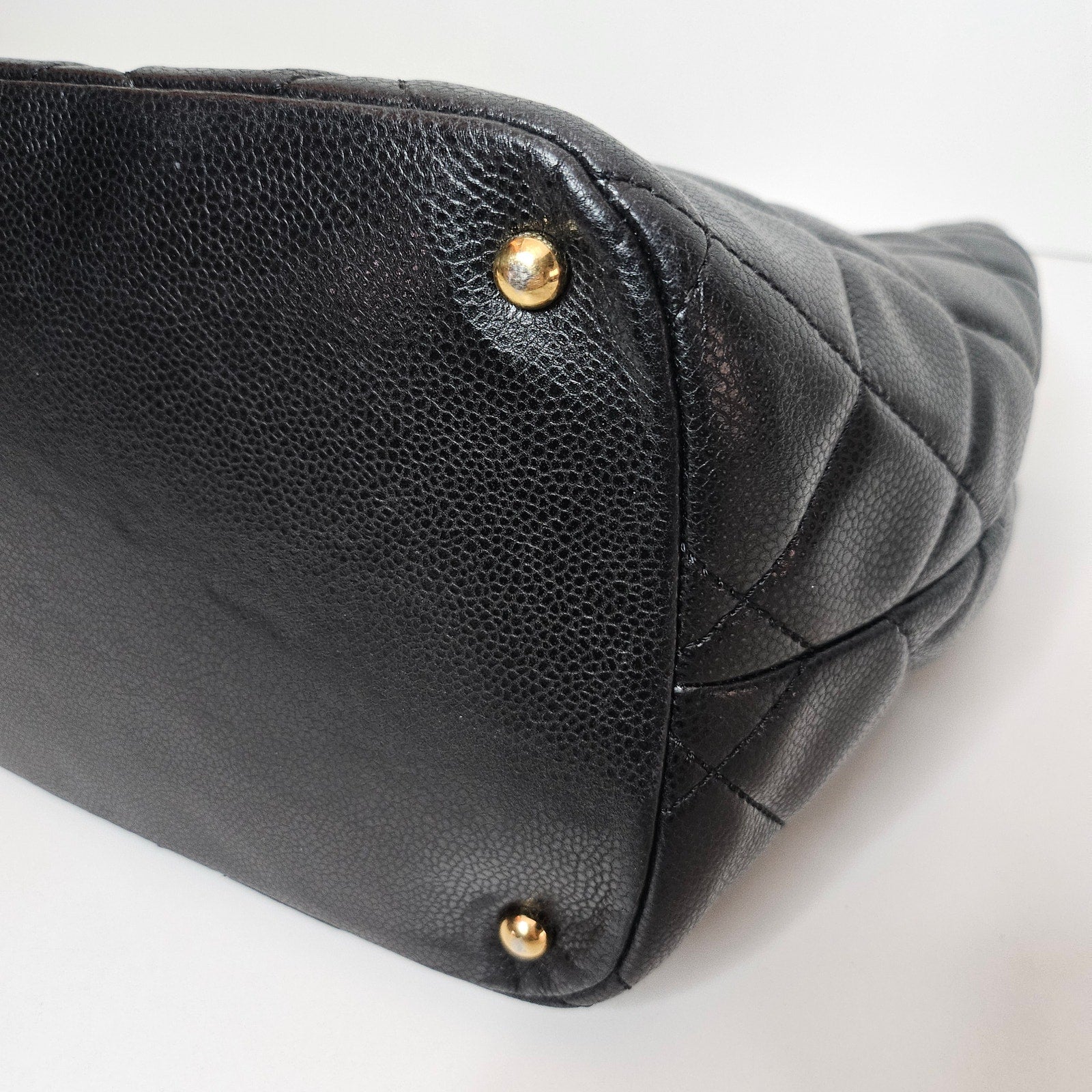 Chanel Timeless CC Caviar Leather Shopper Tote