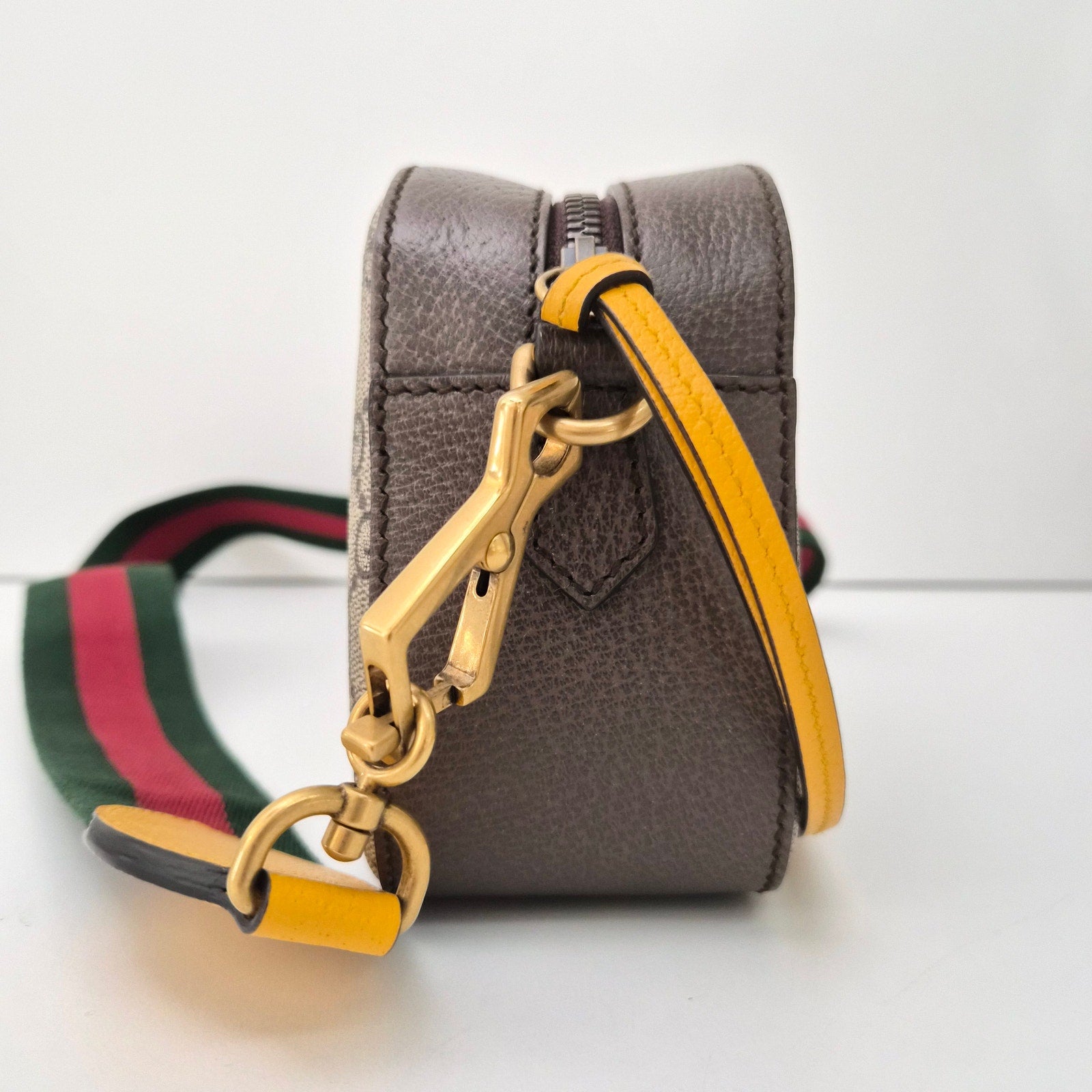 Gucci GG Supreme Monogram Web Neo Vintage Crossbody Bag