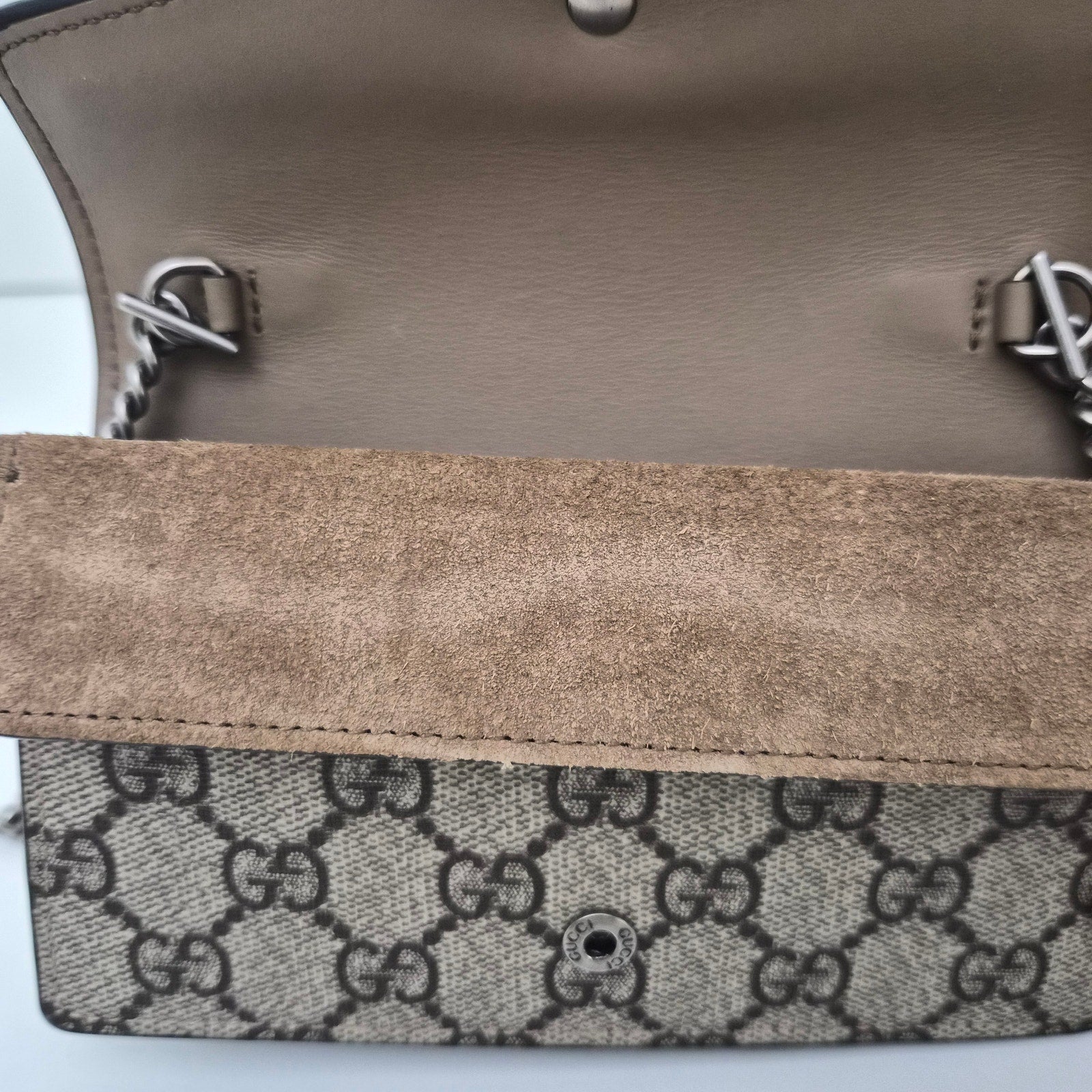 Gucci GG Ophidia Super Mini Dionysus Crossbody Bag