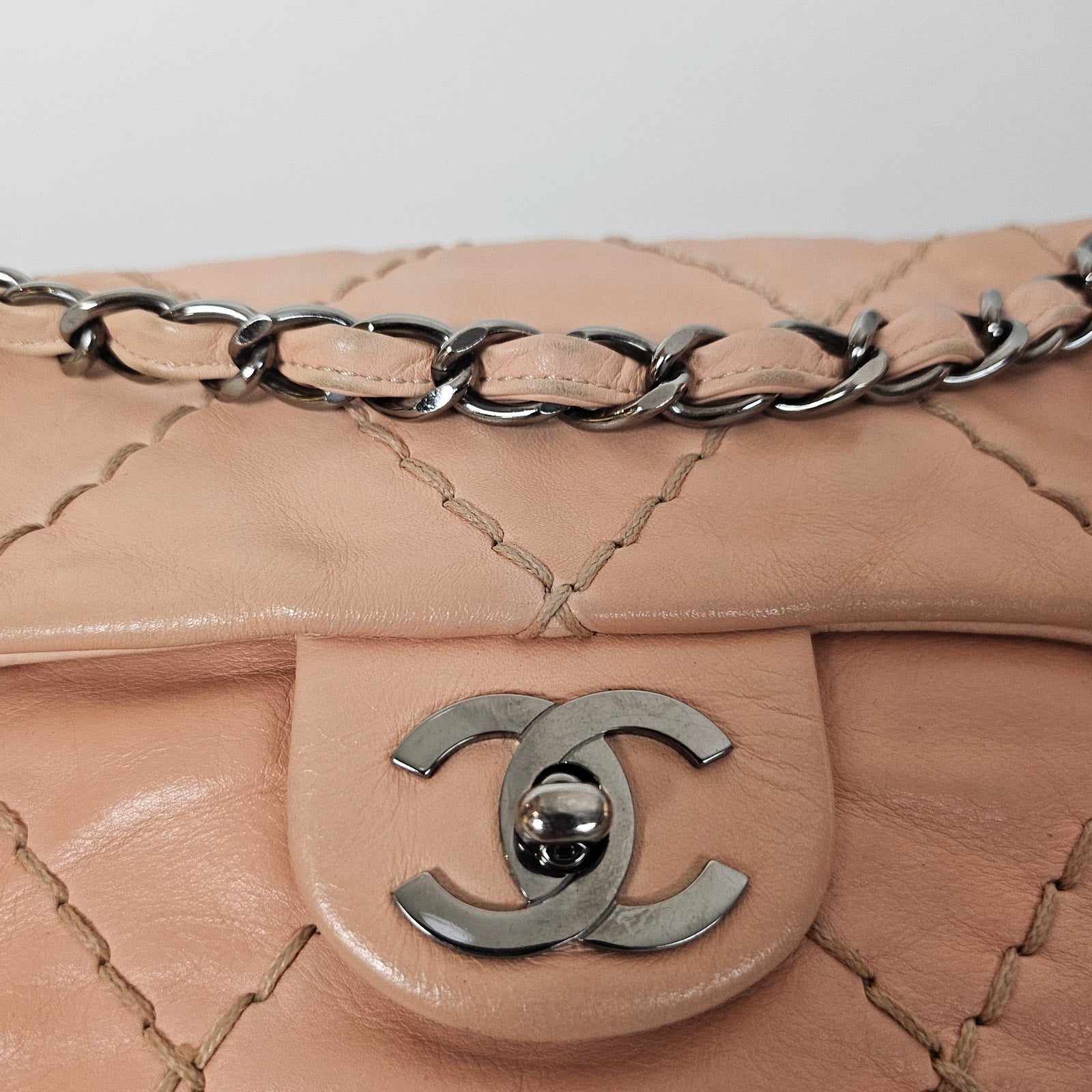 Chanel Ultimate Stitch Shoulder Bag Beige