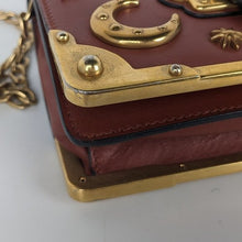 Load image into Gallery viewer, Prada Brown Small Astrology Moon Star Cahier Crossbody Bag
