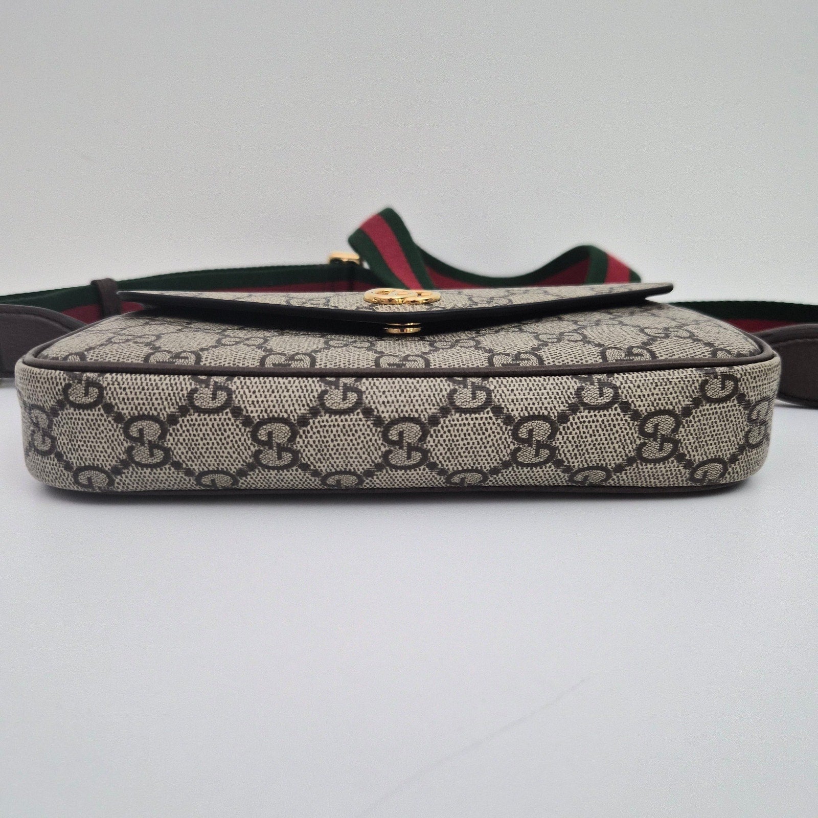 Gucci GG Supreme Monogram Ophidia Pochette Envelope Bag