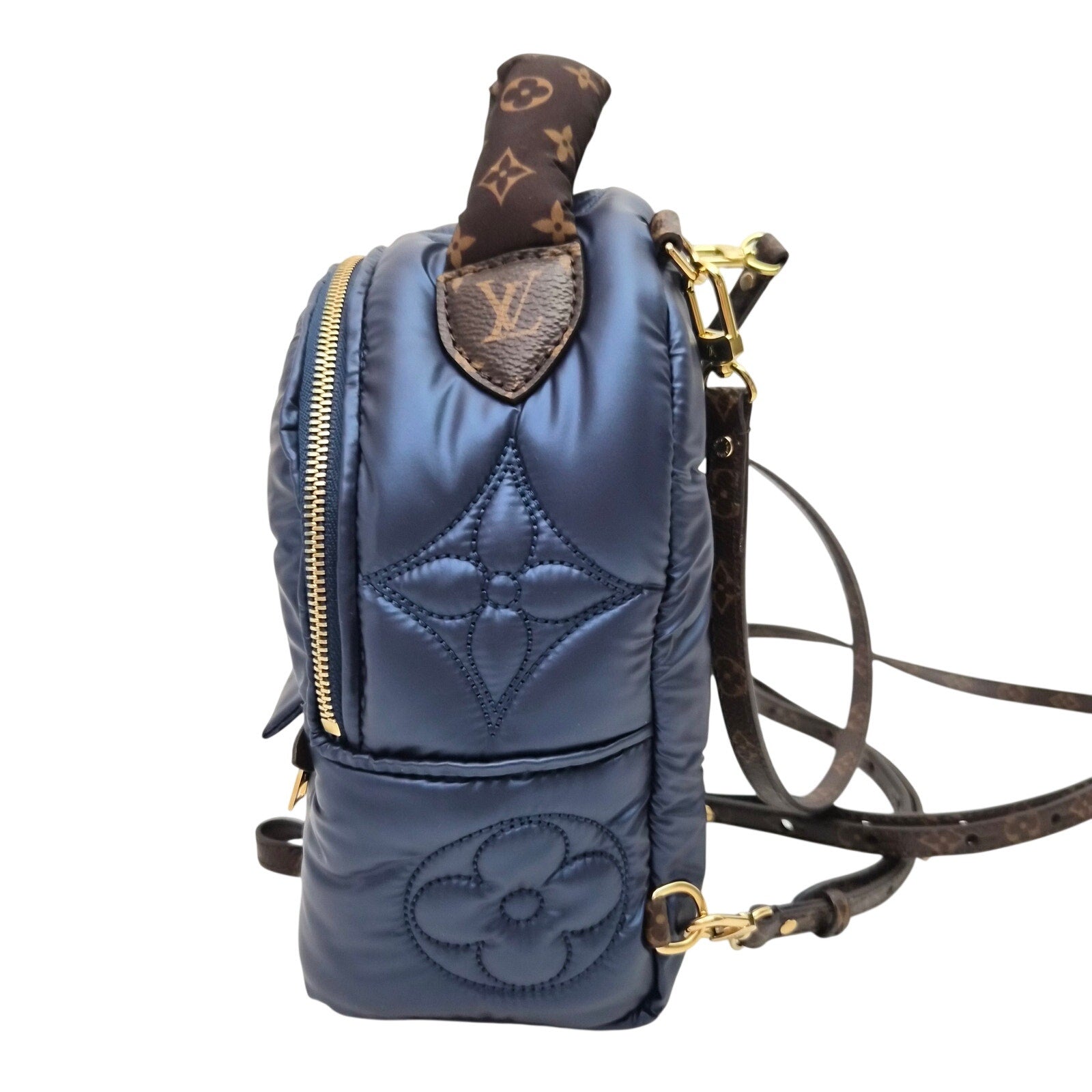 Louis Vuitton Limited Edition Nylon Navy Pillow Palm Springs Mini Backpack Bag