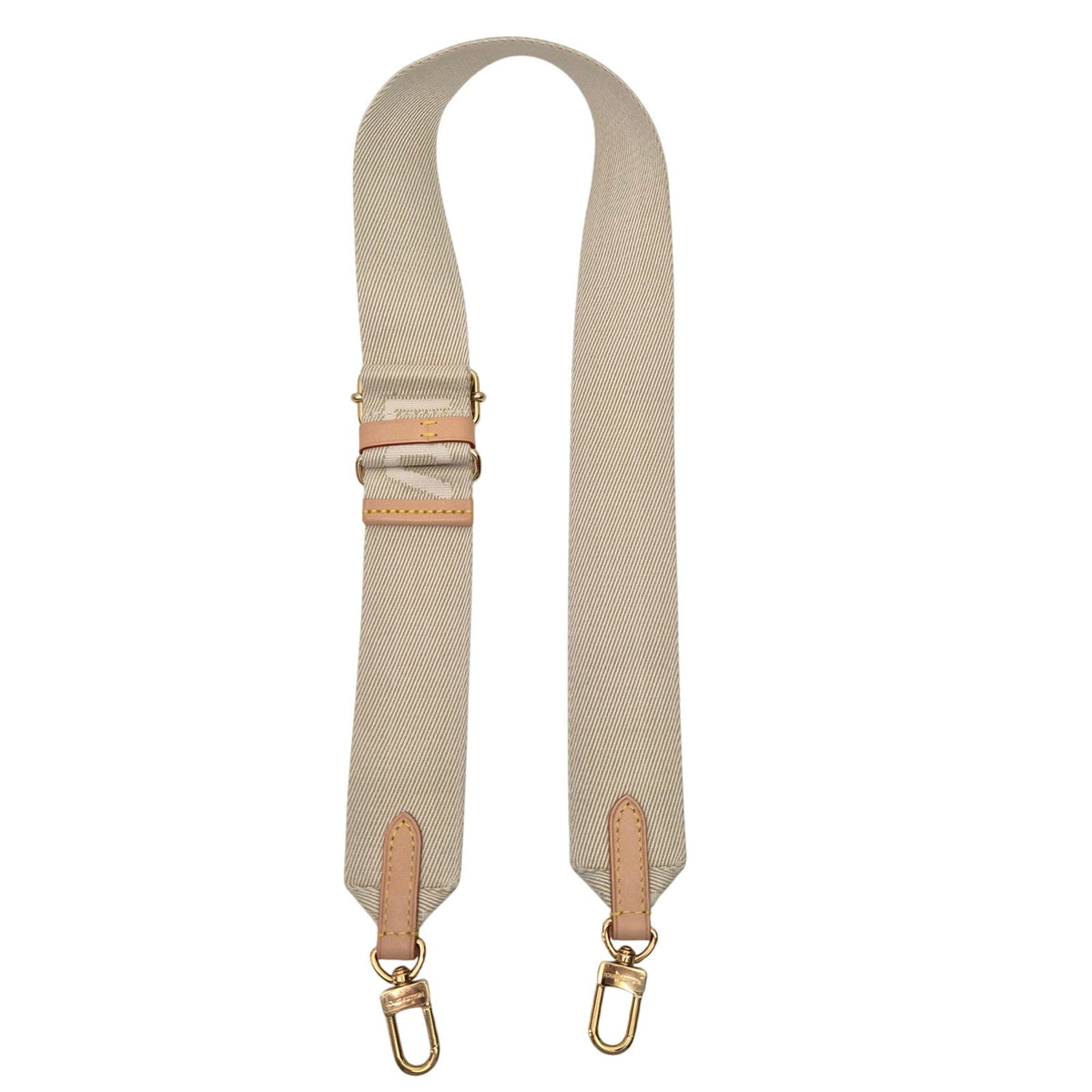 Louis Vuitton Jacquard High Rise Shoulder Strap Beige