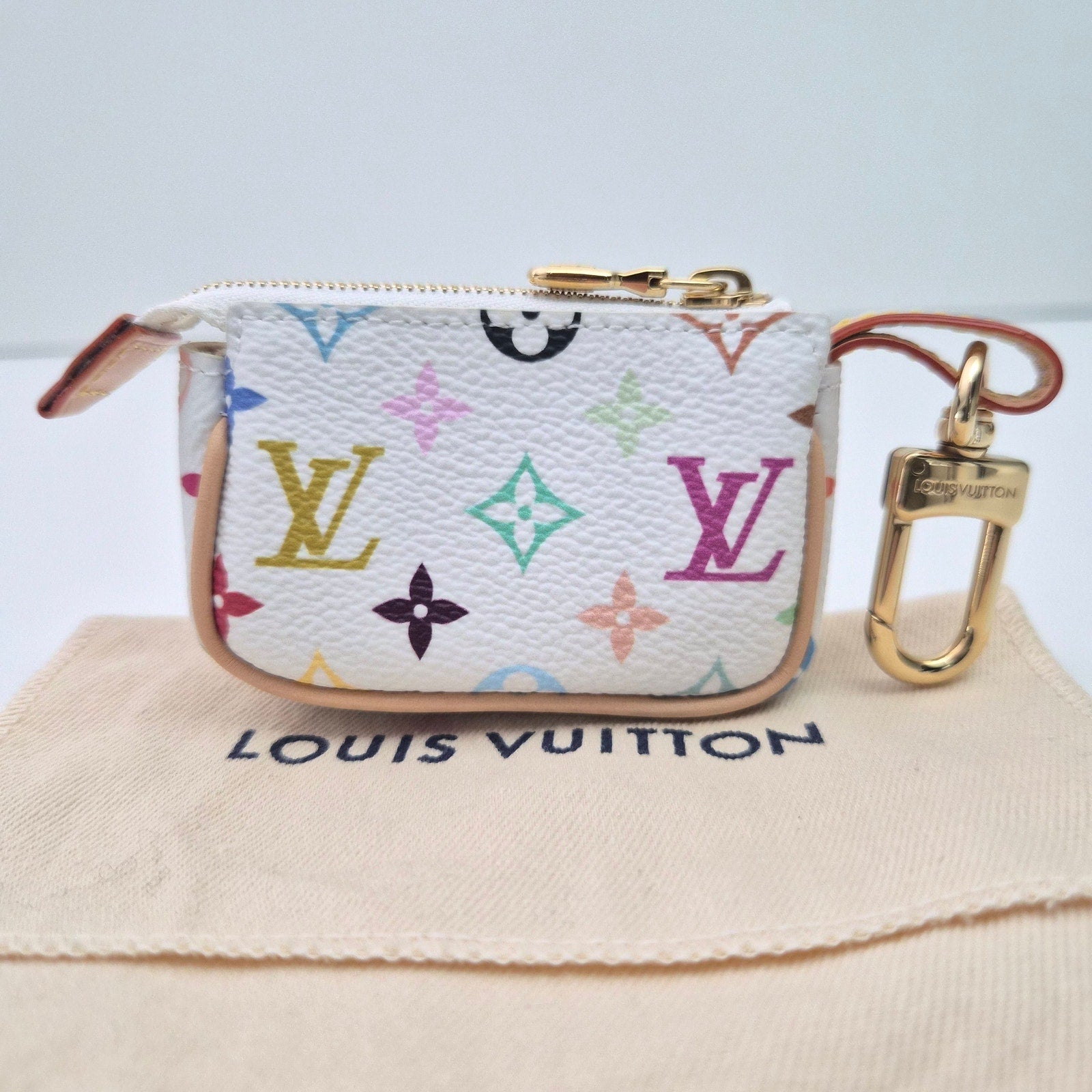 Louis Vuitton LV x TM Murakami Micro Pochette Monogram White Multicolor