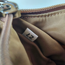 Load image into Gallery viewer, Prada Nylon Mini Hobo Tessuto Tan Shoulder Bag
