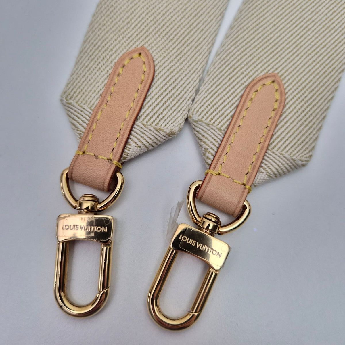Louis Vuitton Jacquard High Rise Shoulder Strap Beige