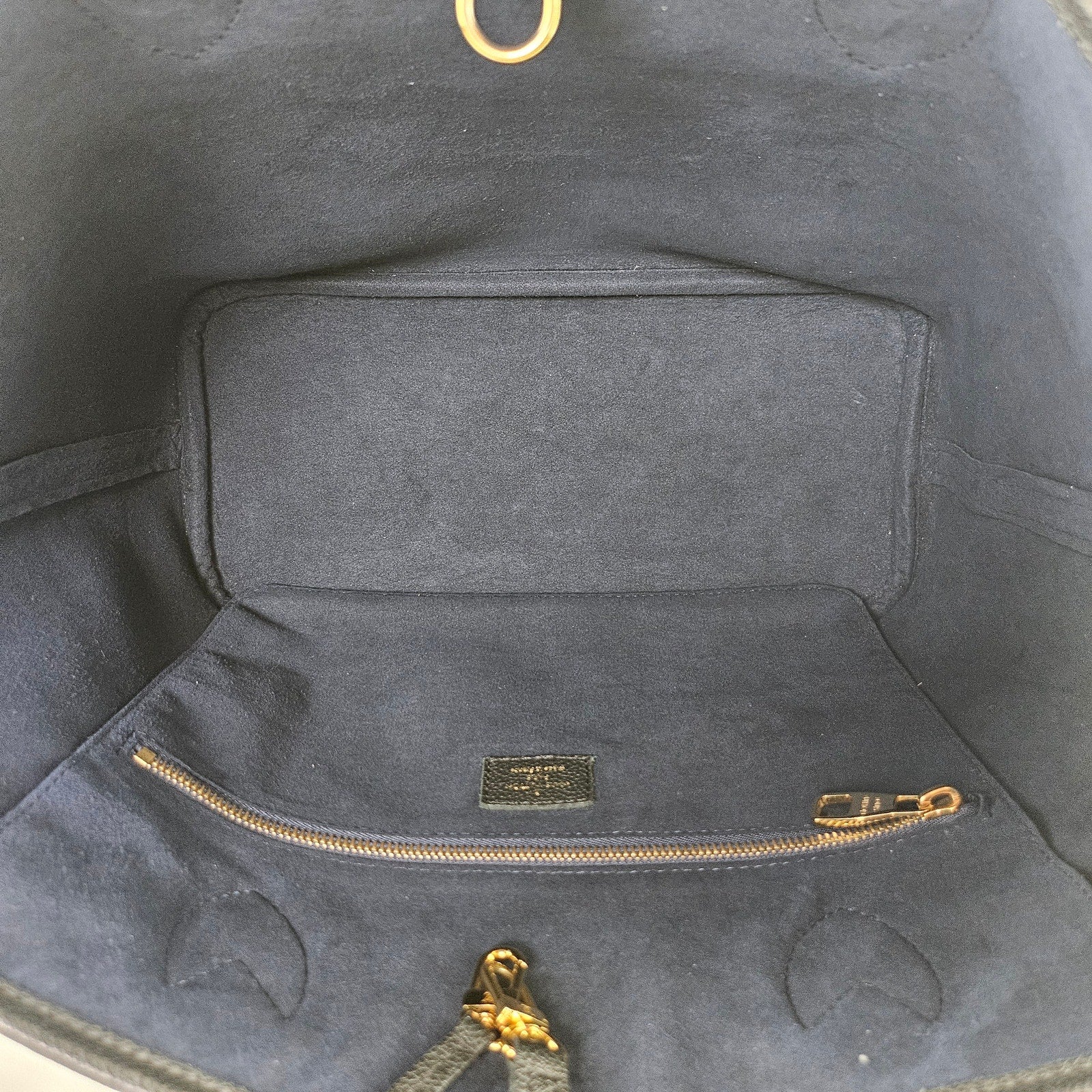 Louis Vuitton Empreinte Monogram Giant Neverfull MM Black Tote