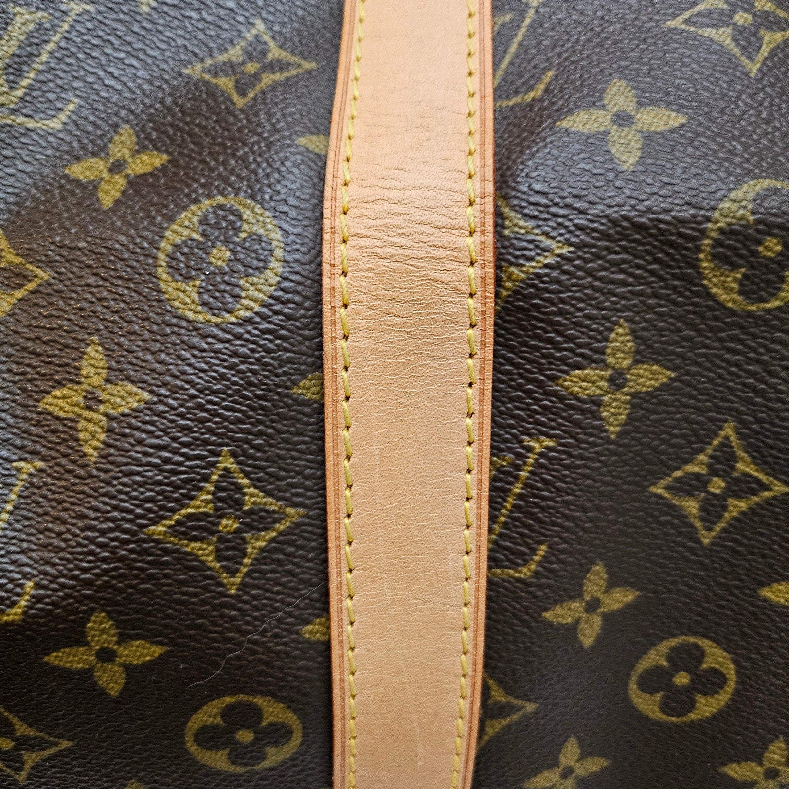 Louis Vuitton Monogram Keepall 55 Travel Duffle Bag