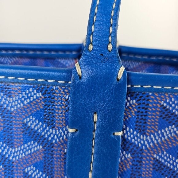 Goyard Goyardine Artois PM Sky Blue Tote