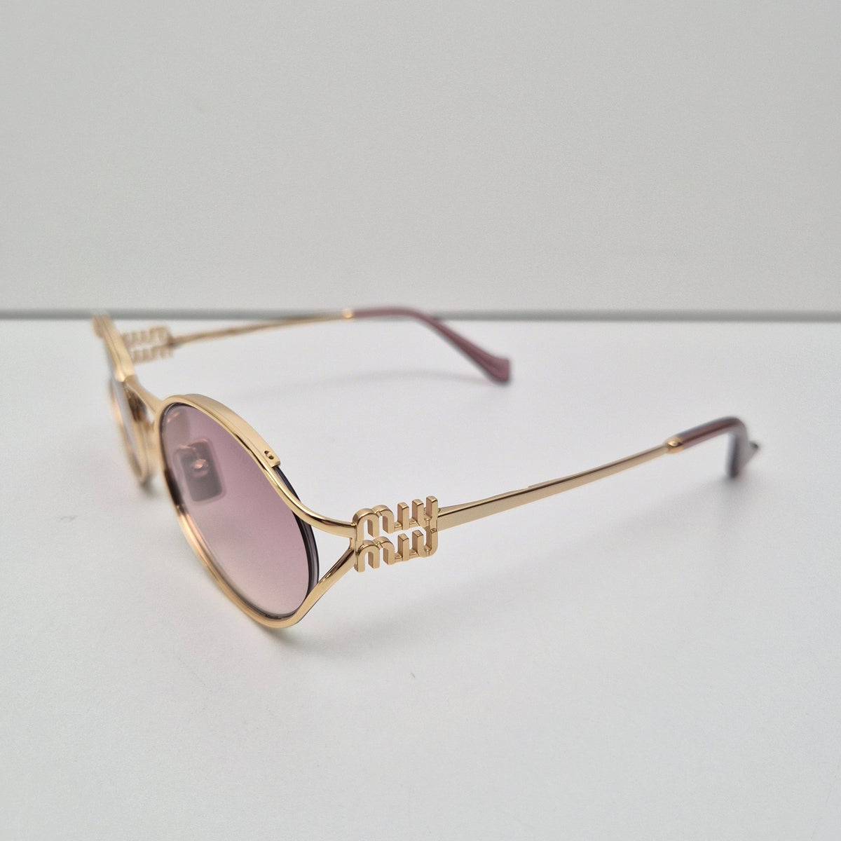Miu Miu MU 52YS 5AK06S Gold Rose Women’s Sunglasses