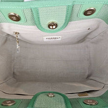 Load image into Gallery viewer, Chanel Limited Edition Small Deauville Tote Green
