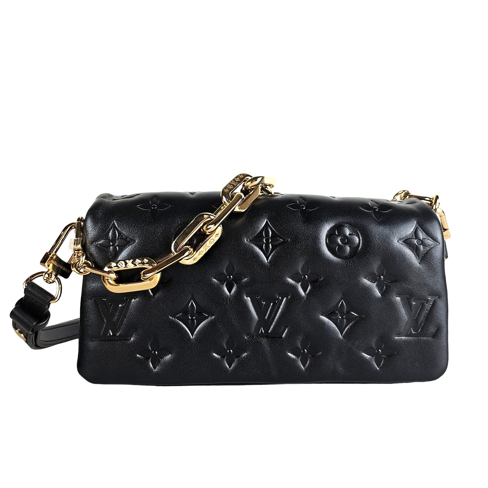 Louis Vuitton Pochette Coussin East West Black Shoulder Bag