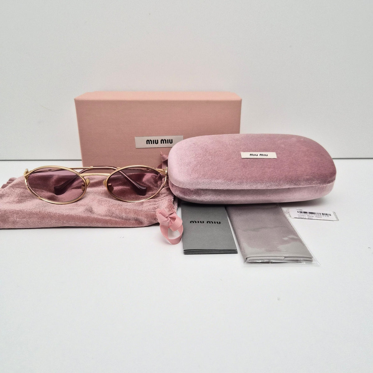 Miu Miu MU 52YS 5AK06S Gold Rose Women’s Sunglasses