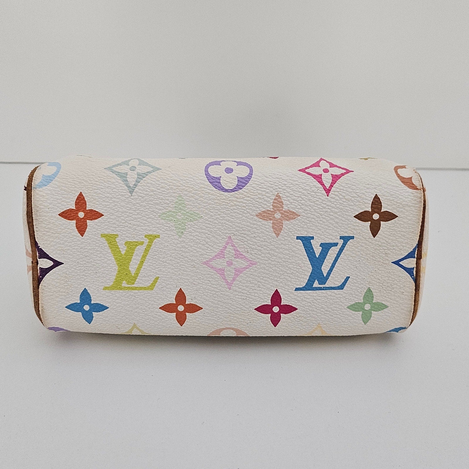 Louis Vuitton Takashi Murakami White Multicolor Mini Speedy