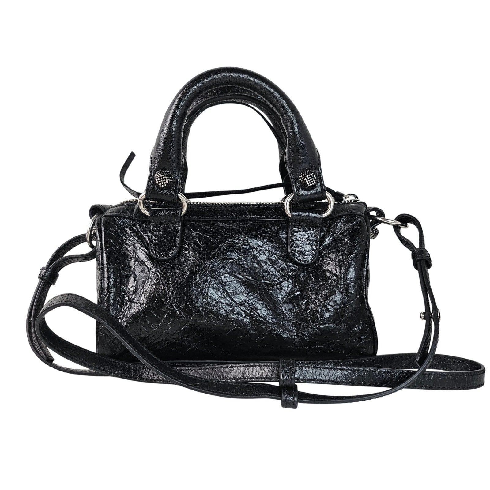 Balenciaga Neo Cagole Nano Satchel Black