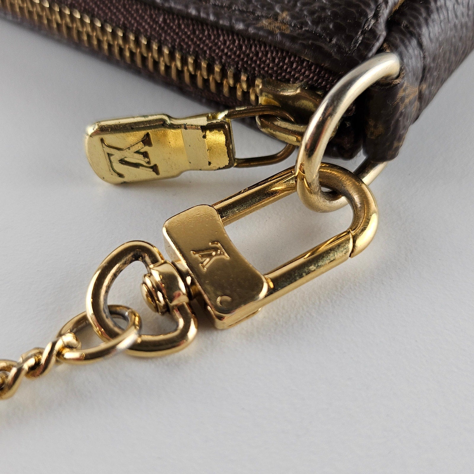 Louis Vuitton Monogram Pochette Accessoires Mini Chain Bag