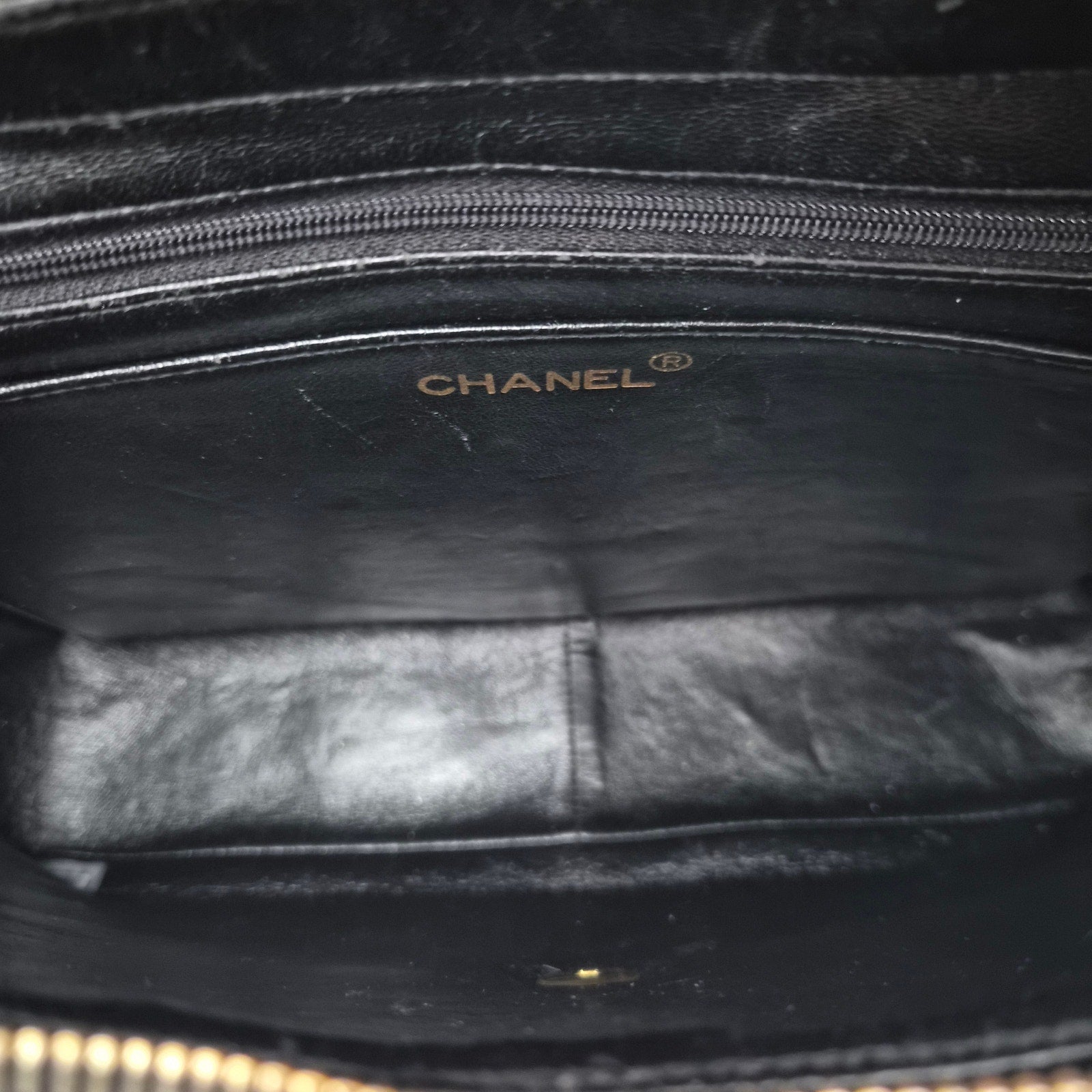 Chanel Black Lambskin Vintage Backpack Oversized CC GHW 24k plated