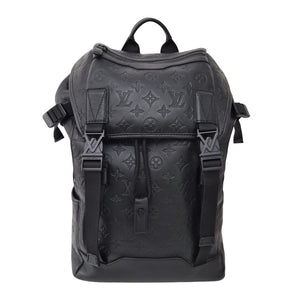 Louis Vuitton Calfskin Monogram Shadow Getaway Backpack Black