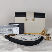 Load image into Gallery viewer, Prada Cahier Small Astrology Moon Star White Leather Cross Body Bag
