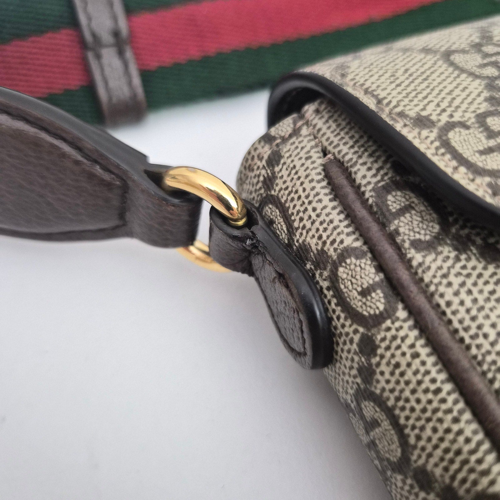 Gucci GG Supreme Monogram Ophidia Pochette Envelope Bag