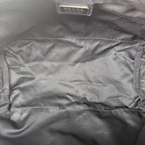 Prada Black Nylon Double Zip Large Toiletry Case Bag