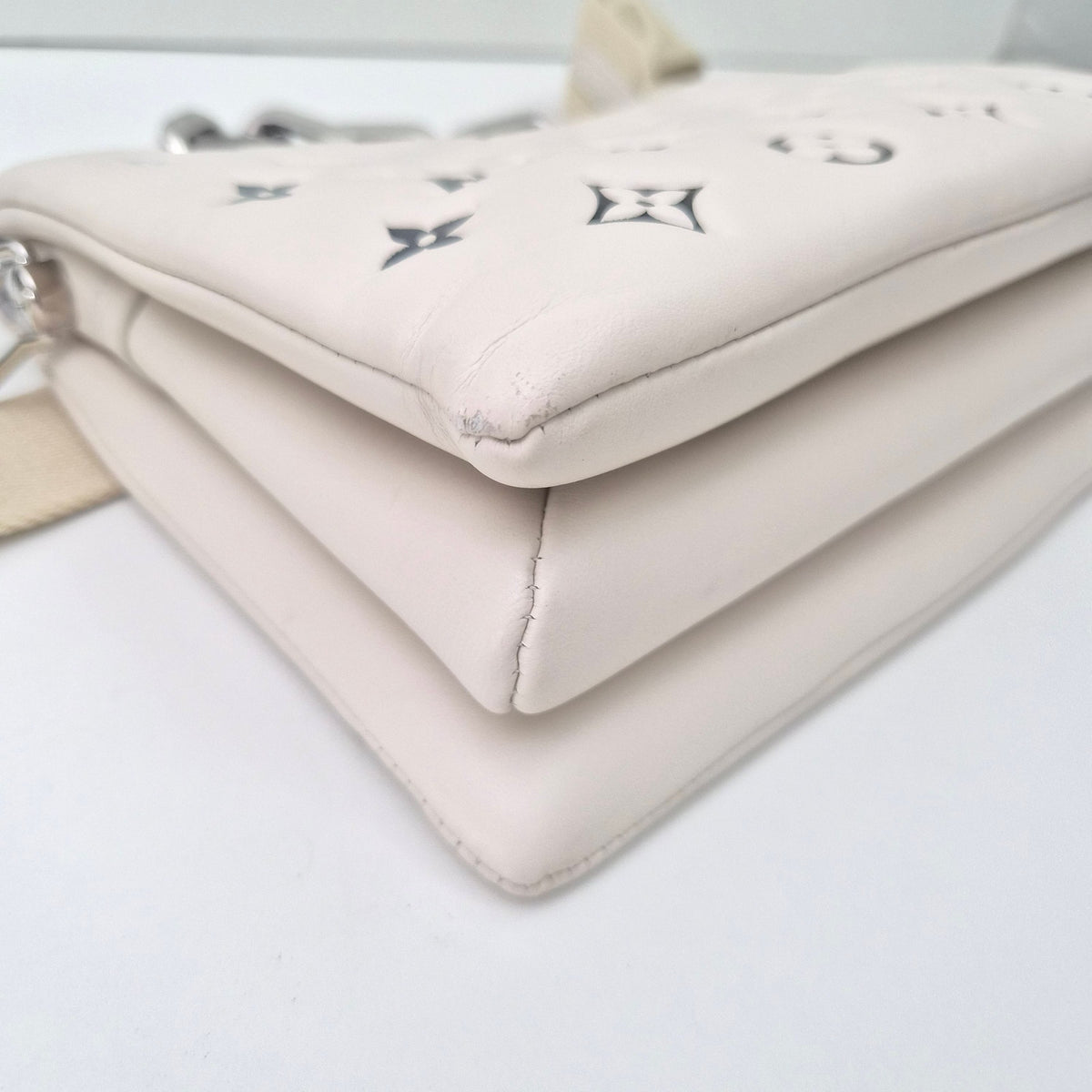 Louis Vuitton Coussin PM Limited Edition Ski Collection Cream Gray
