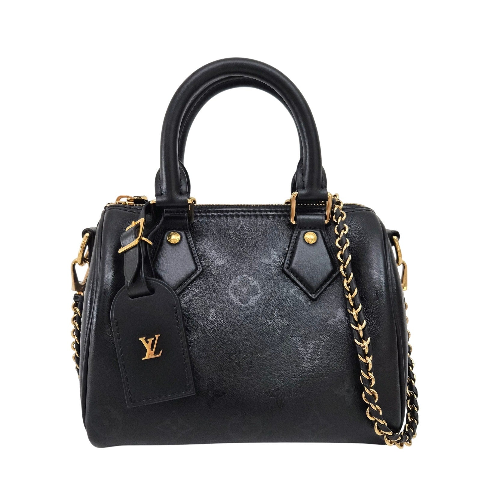 Louis Vuitton Monogram Ink Speedy BB Black