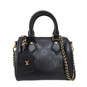 Louis Vuitton Monogram Ink Speedy BB Black