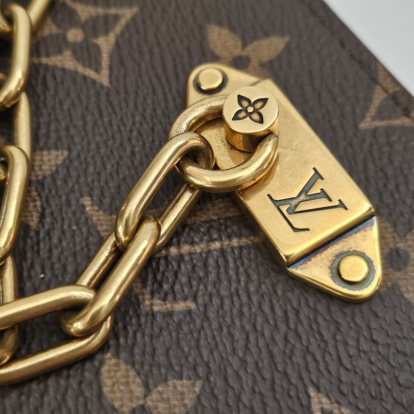 Louis Vuitton Legacy Chain Clutch Monogram Canvas