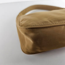 Load image into Gallery viewer, Prada Nylon Mini Hobo Tessuto Tan Shoulder Bag
