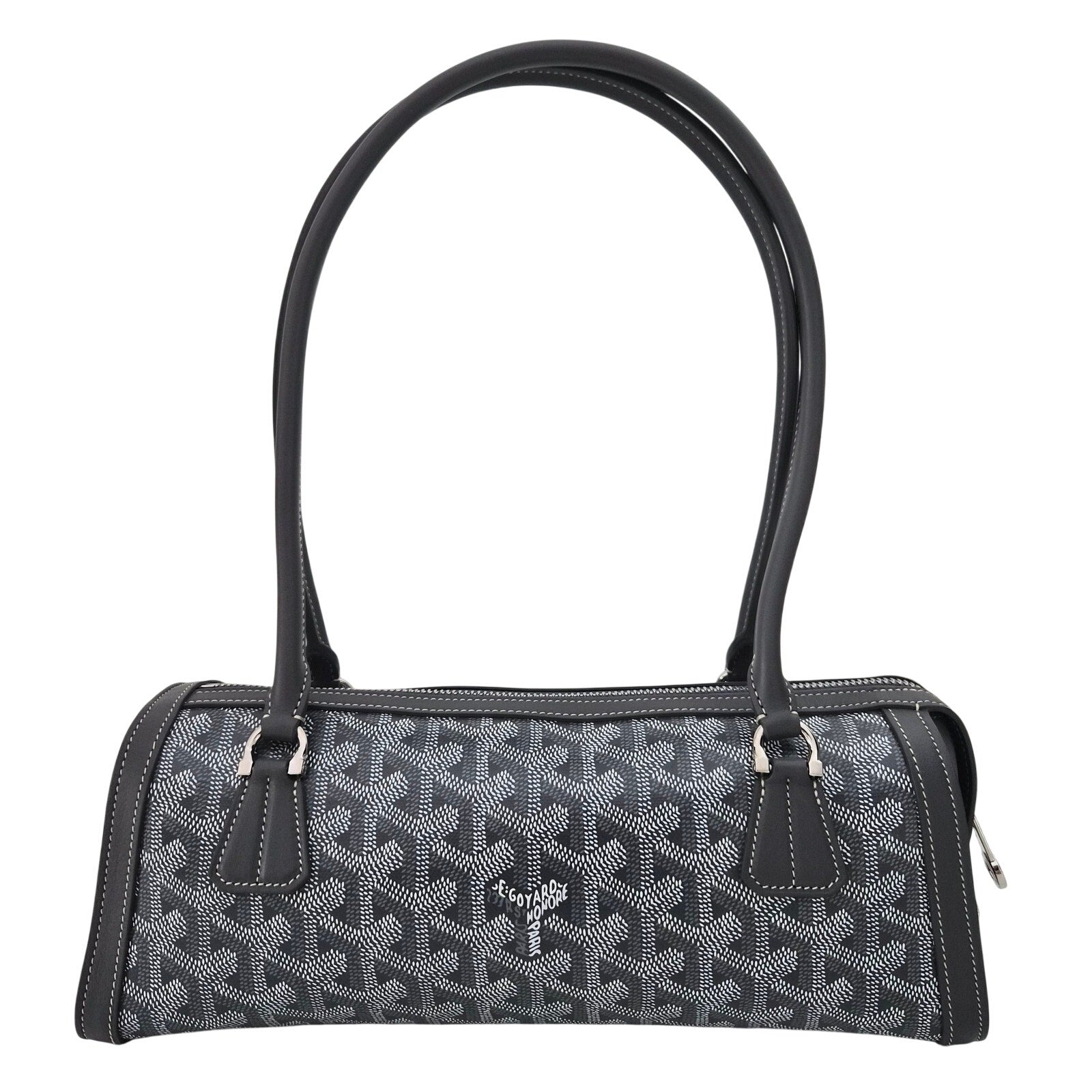 Goyard Goyardine Gray Bonbonniere Bag