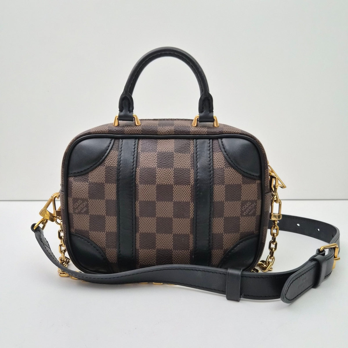 Louis Vuitton Damier Ebene Valisette Souple BB Black