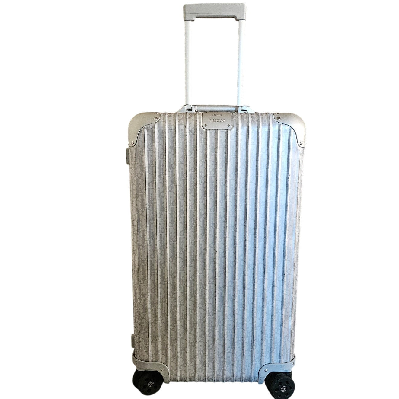Dior x Rimowa Silver Trunk Suitcase SS20 Large