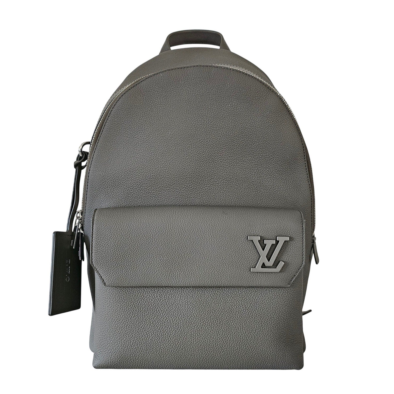 Louis Vuitton Aerogram Takeoff Backpack Gray Leather Backpack