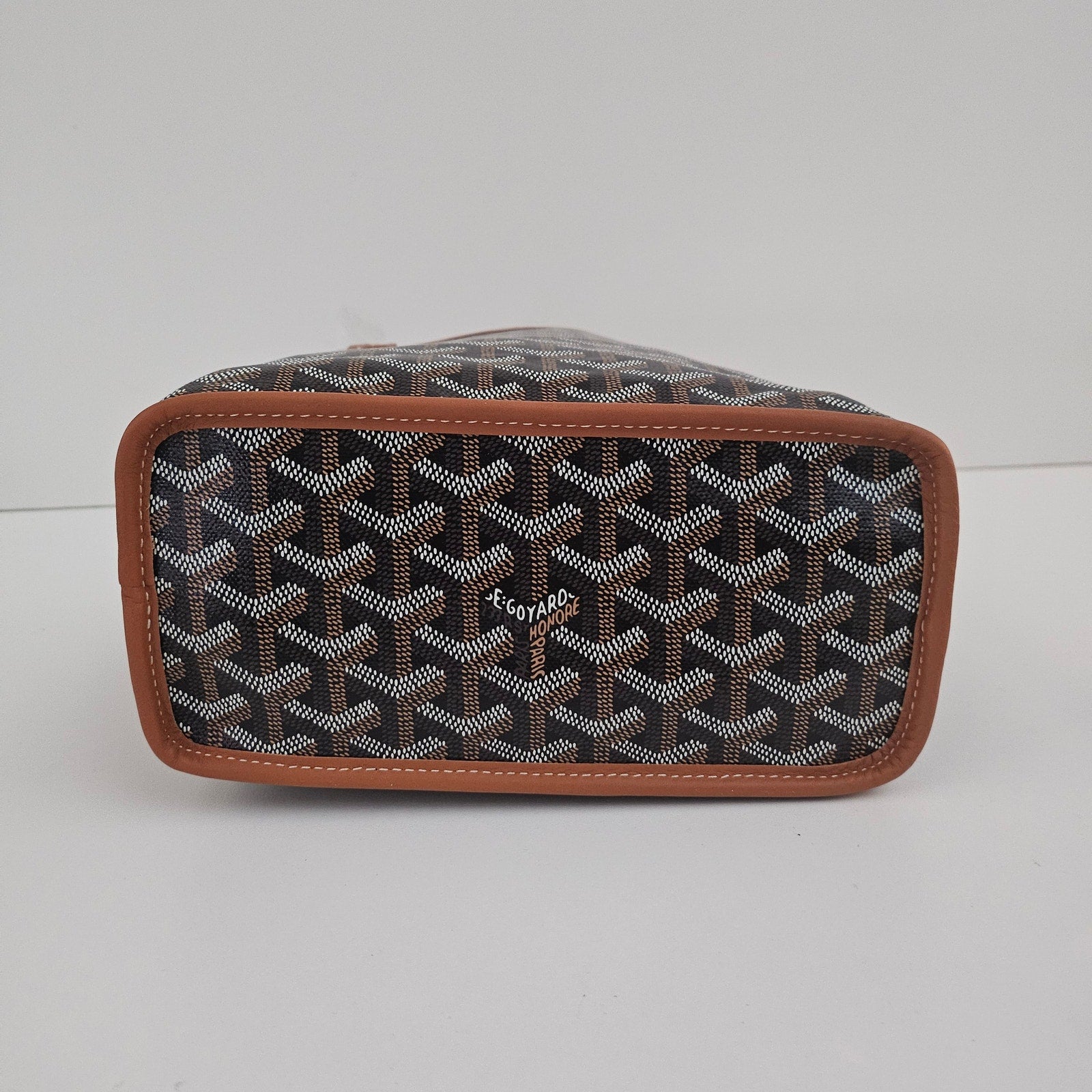 Goyard Mini Anjou Black Gold Handbag