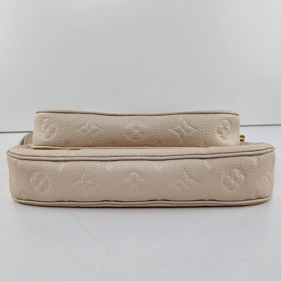 Louis Vuitton Empreinte Monogram Giant Multi Pochette Accessoires Cream