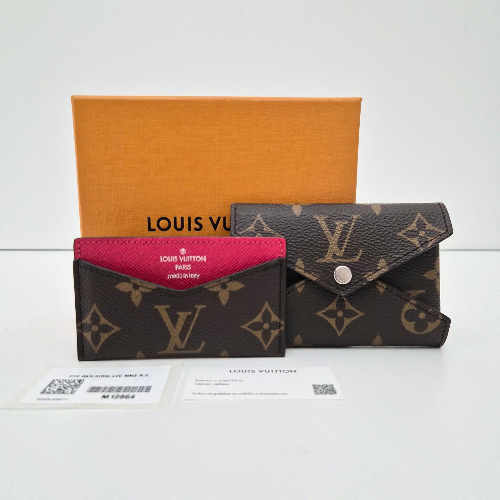 Louis Vuitton Kirigami 2-in-1 Card Holder Wallet Sari Red
