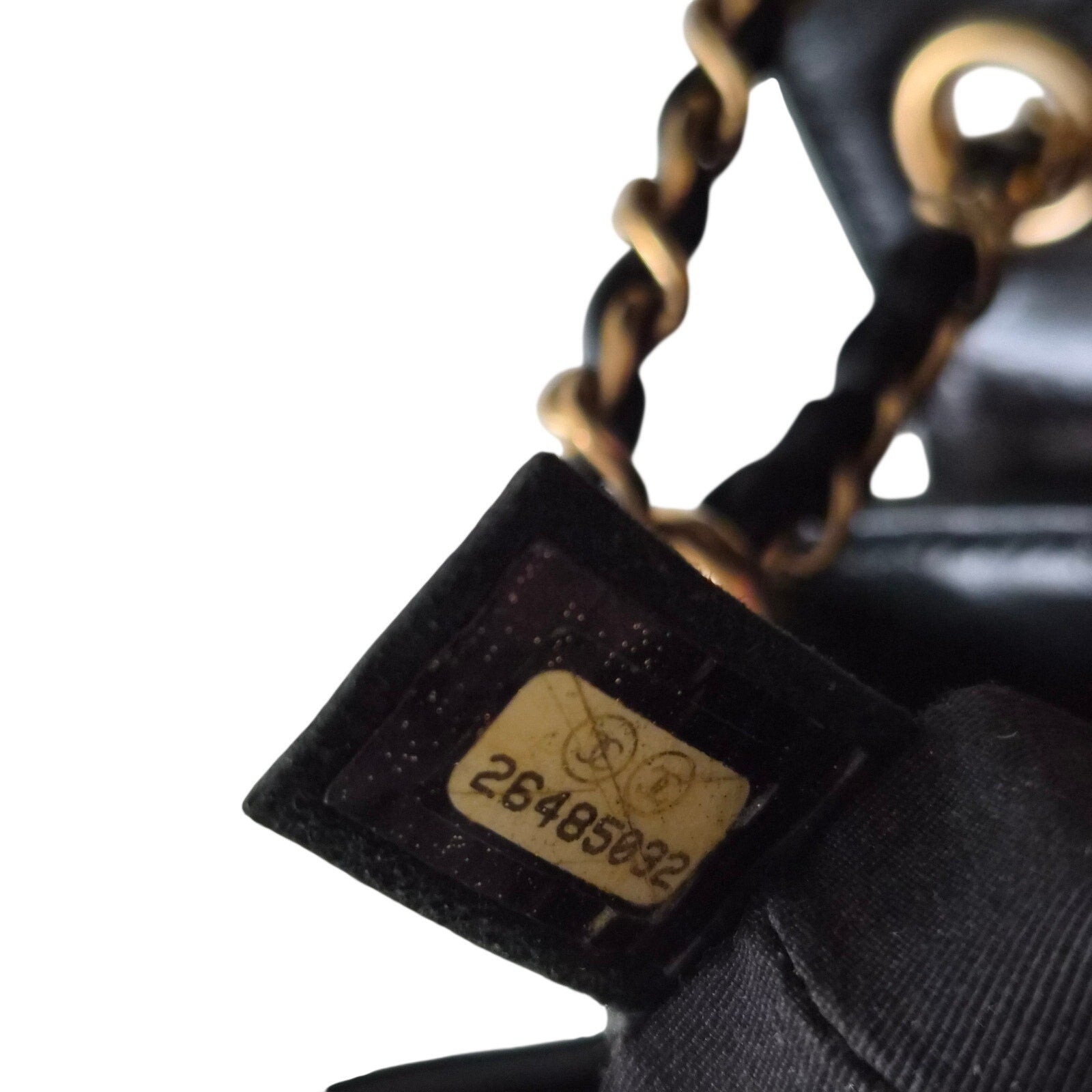 Chanel Dark Green Chevron Hampton Flap Shoulder Bag