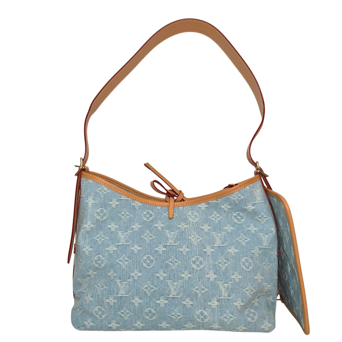 Louis Vuitton Monogram Denim CarryAll PM Sky Blue