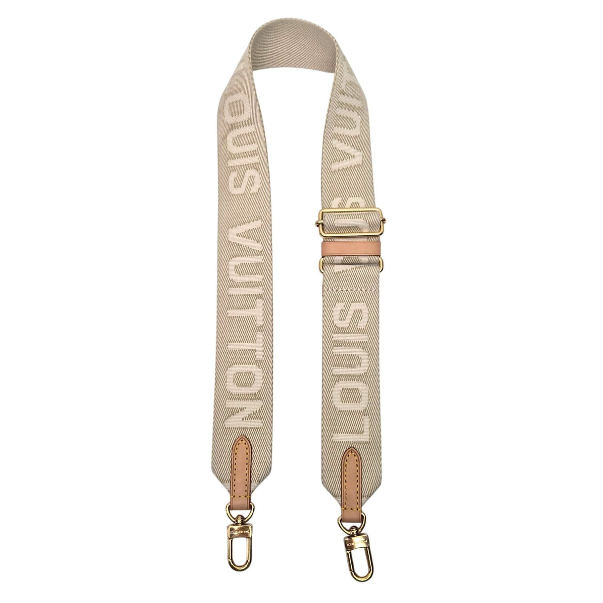 Louis Vuitton Jacquard High Rise Shoulder Strap Beige