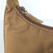 Load image into Gallery viewer, Prada Nylon Mini Hobo Tessuto Tan Shoulder Bag
