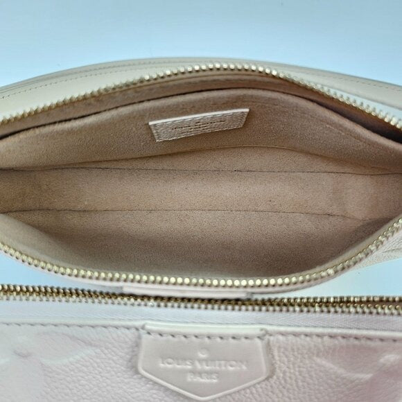 Louis Vuitton Empreinte Monogram Giant Multi Pochette Accessoires Cream