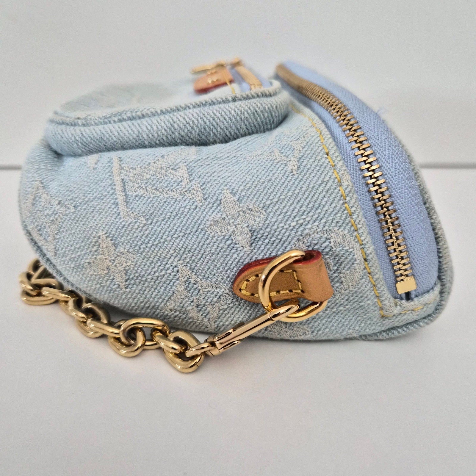 Louis Vuitton Monogram Mini Denim Bumbag