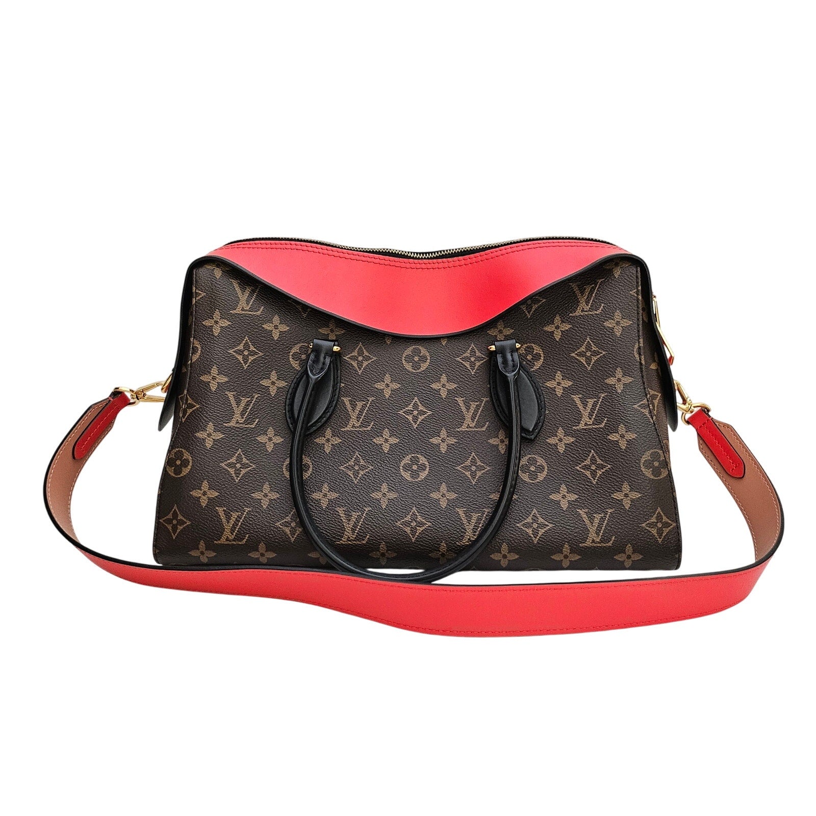 Louis Vuitton Tuileries Monogram Red Shoulder Bag