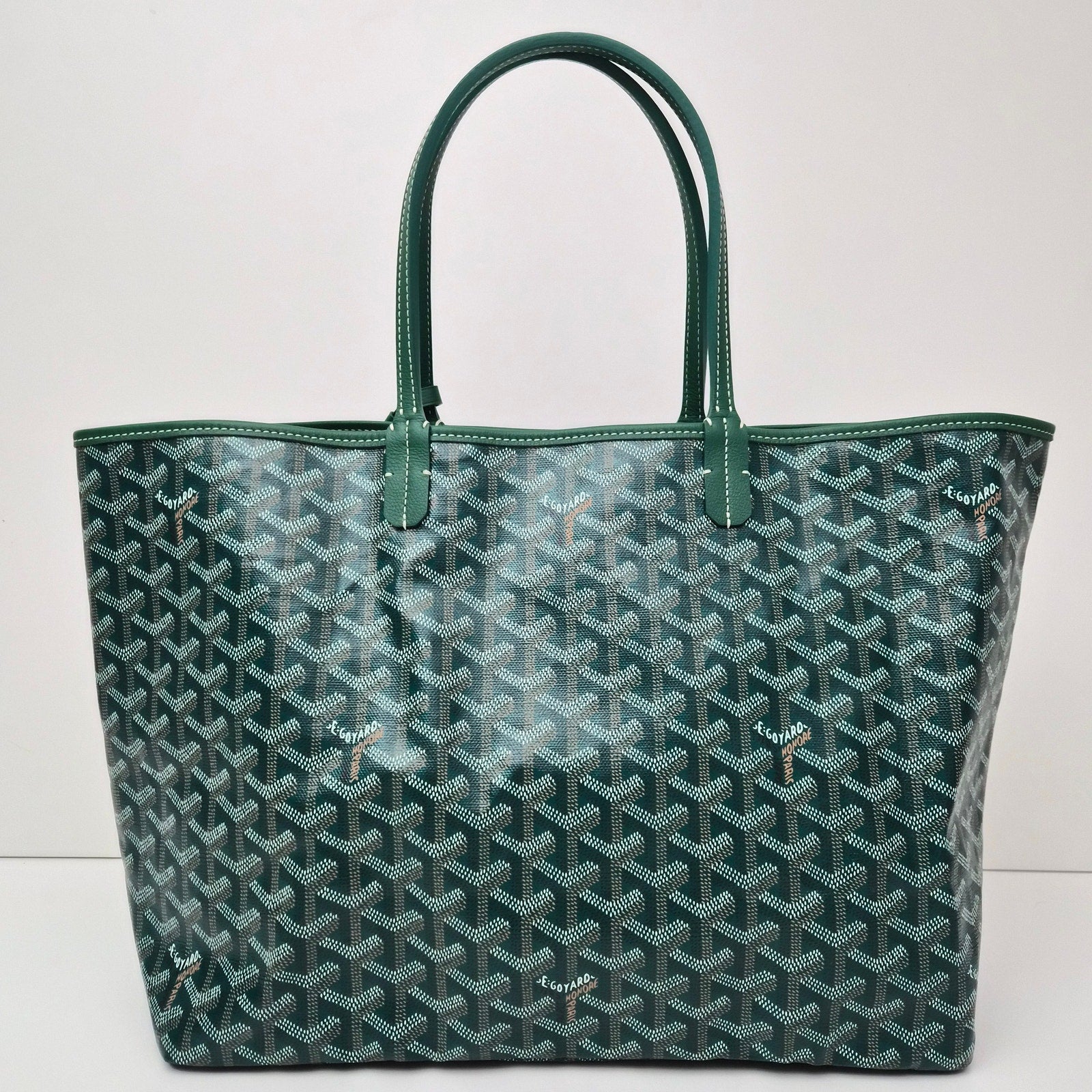 Goyard Goyardine Saint Louis PM Tote Green