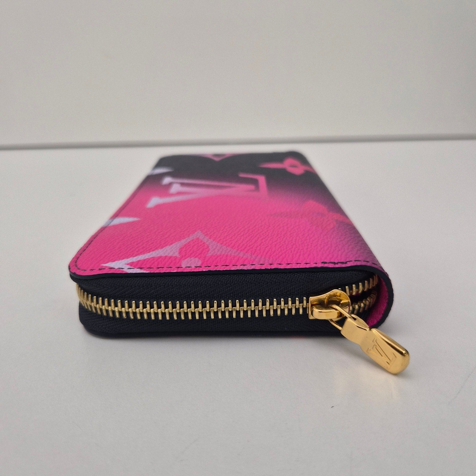 Louis Vuitton Monogram Giant Spring In The City Zippy Wallet Midnight Fuchsia